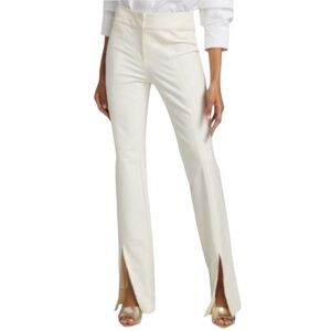 Derek Lam Women’s White Maeve Slit Hem Flare Long New size 8 Pants